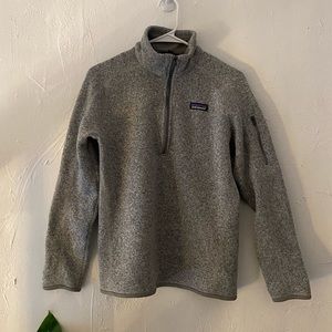 Patagonia Women's Better Sweater 1/4 Zip Pullover Gray